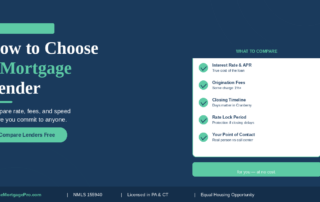 how to choose a mortgage lender western pa home buyer